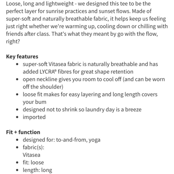 Lululemon Ravi Tee - Picture 5 of 8